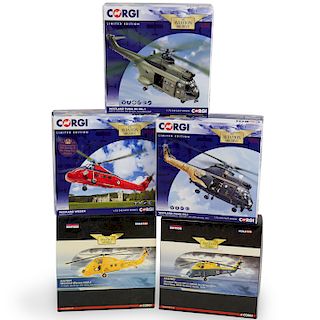 Collection of 5 Corgi 1:72 Scale Helicopters