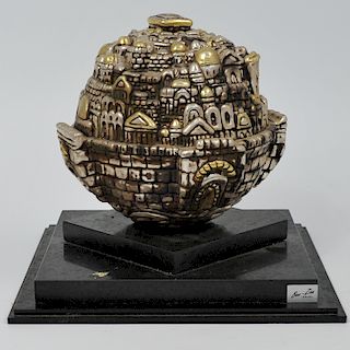 Ben-Zion (1897-1987) Sterling Silver Spherical Sculpture