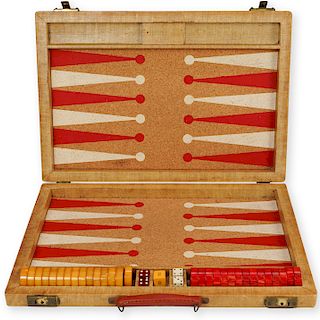 Backgammon Briefcase Board