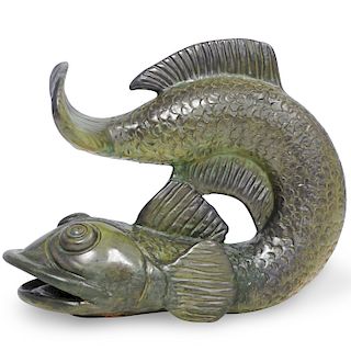 Jean Marais (French, 1914-1998) Ceramic Fish Sculpture