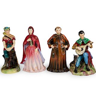 (4 Pc) Collection Of Paragon Porcelain Figurines