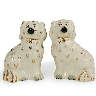 Pair Of Beswick Porcelain Spaniels