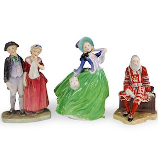 (3 Pc) Royal Doulton Porcelain Figurines