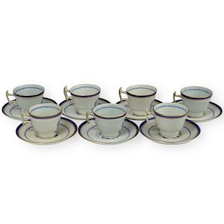 (7 Pc) Booths England Teacup and Saucer
