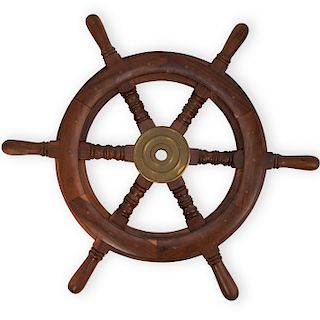 Sailboat Wooden Wheel