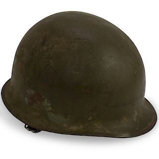 Vintage Metal War Helmet