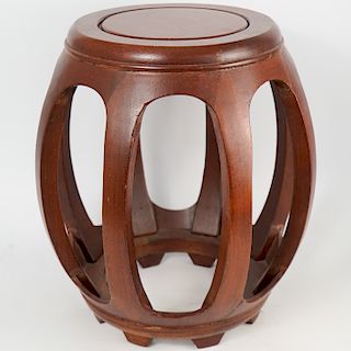 Chinese Wooden Drum Stool