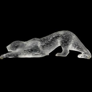 Large Lalique "Zeila" Crystal Panther