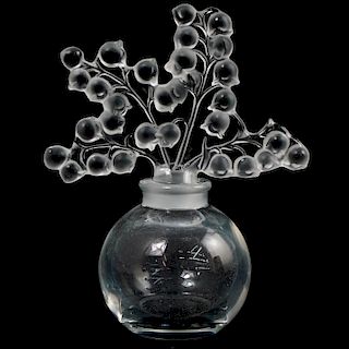 Lalique "Clairefontaine" Crystal Perfume Bottle