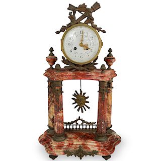 Vincenti & Cie French Marble Clock
