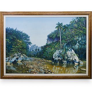 Raul Fernandez (Cuban, 20th Century) Oil Painting