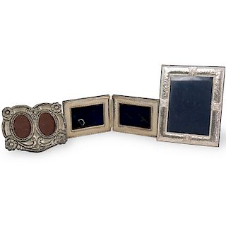 (3 Pc) Miscellaneous Sterling Silver Frames