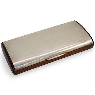 Gucci Sterling Silver Mounted Wood Box
