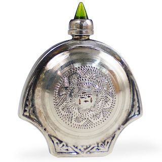 Judaica Silver Perfume Bottle