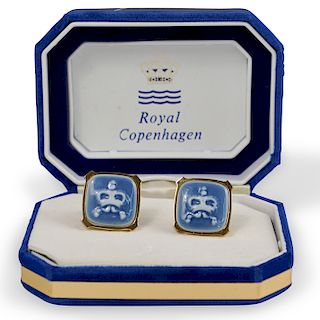 Royal Copenhagen Porcelain Cufflinks