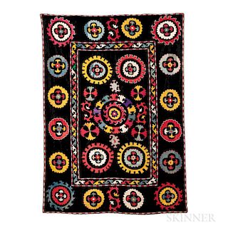 Silk Suzani Embroidery