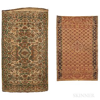 Two Ottoman Silk Yastiks