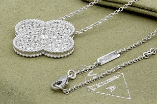 Van Cleef & Arpels Diamond Magic Alhambra Pendant