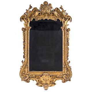 Italian Carved Giltwood Mirror