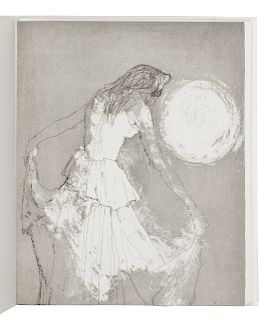 JANSEM, Jean (1920-2013), illustrator. LAFORGUE, Jules (1860-1887). L'imitation de Notre-Dame La Lune. Paris: Societe de Femmes Bibliphiles, 1974. LIM