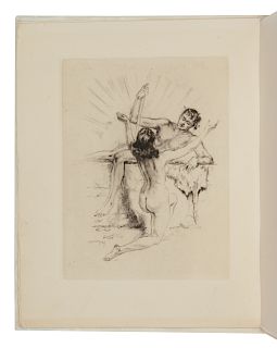 LOBEL-RICHE, Almery (1877-1950), illustrator. SALMON, Andre (1881-1969). Le Cantique des Cantiques. Paris: Editions du Livre de Plantin, 1947. LIMITED
