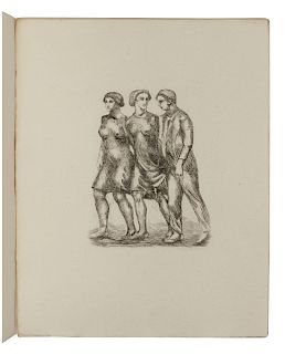 MAILLOL, Aristide (1861-1944), illustrator. RONSARD, Pierre de (1524-1585). Livret de Folastries. Paris: Ambroise Vollard, 1938. LIMITED EDITION. 