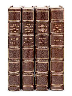 [BLAKE, William]. The Writings of William Blake. Geoffrey Keynes, editor. London: The Nonesuch Press, 1925. -- [Uniformly bound with:] WILSON, Mona. T