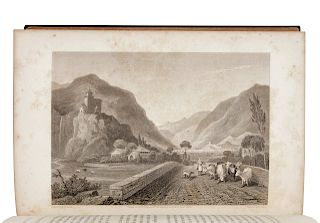 BROCKEDON, William (1787-1854). Illustrations of the Passes of the Alps, by which Italy Communicates with France, Switzerland, and Germany. London and