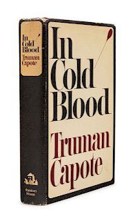 CAPOTE, Truman (1924-1984). In Cold Blood. New York: Random House, 1965. FIRST EDITION, SIGNED BY CAPOTE.