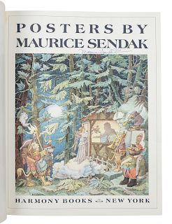 [CHILDREN'S BOOKS]. SENDAK, Maurice (1928-2012). Posters. New York: Harmony Books, 1986. FIRST EDITION, SIGNED BY SENDAK.