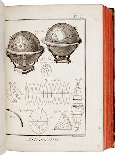 DIDEROT, Denis (1713-1784).  -- ALEMBERT, Jean le Rond d', (1717?-1783). [Encyclopedie....] "Recueil de Planches, pour la nouvelle edition du Dictionn