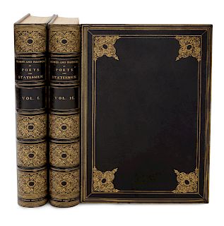 DOWLING, William. Poets and Statesmen: Their Homes and Haunts in the Neighbourhood of Eton and Windsor. London: E. P. Williams, 1857. Second edition, 
