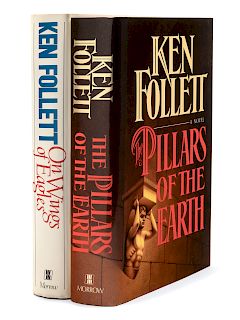 FOLLETT, Ken (b. 1949). The Pillars of the Earth. New York: William Morrow and Company, Inc., 1989. 