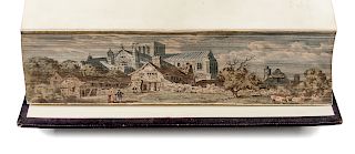 [FORE-EDGE PAINTING] -- [DOHENY, Estelle, her copy]. BOOK OF COMMON PRAYER, English. The Pictorial Edition of the Book of Common Prayer. London: C. Kn