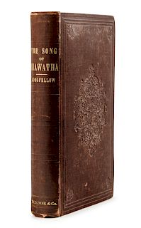 LONGFELLOW, Henry Wadsworth (1807-1892). The Song of Hiawatha. Boston: Ticknor and Fields, 1860. FIRST EDITION.