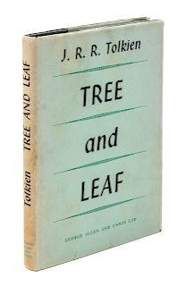 TOLKIEN, John Ronald Reuel (1892-1973). Tree and Leaf. London: George Allen & Unwin, 1964. FIRST EDITION.
