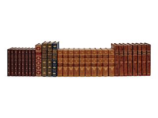 [BINDINGS]. A group of 6 works in 41 volumes, comprising:
