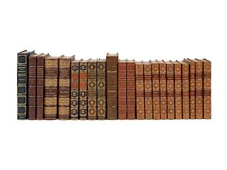 [BINDINGS]. A group of 9 works in 22 volumes, including: 