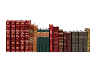 [BINDINGS  -  WORLD LITERATURE]. A group of 11 works in 21 volumes, including: 