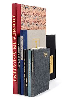 [BOOK CLUB OF CALFORNIA]. A group of 8 works relating to printing history, comprising:  
