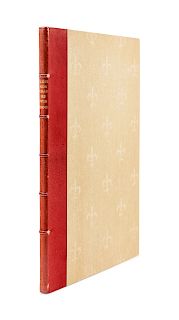 [GRABHORN PRINTING]. SWINBURNE, Algernon Charles (1837-1909). Two Unpublished Manuscripts: De monumentis epitaphiisque mortuorum and Limits of Experie