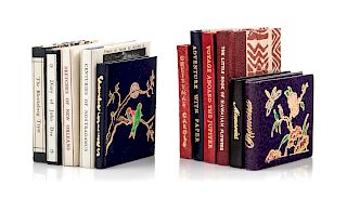 [MINIATURE BOOKS]. A group of 11 miniature books, comprising: