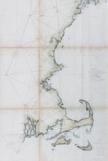 BACHE, Alexander Dallas. U. S. Coast Survey...Sketch A. Philadelphia: Bowen & Company, 1861. Lithographed map.