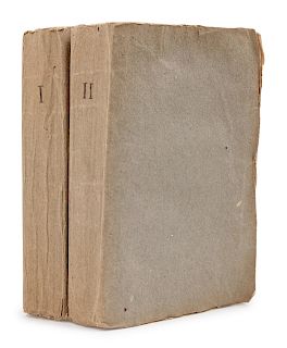 CREVECOEUR, Michel Guillaume St. Jean de (1735-1813). Lettres d'un Cultivateur Americain. Paris, 1784. FIRST EDITION IN FRENCH, IN ORIGINAL WRAPPERS.