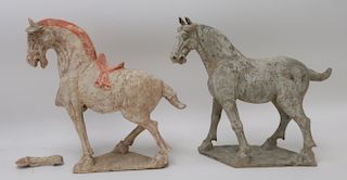 Two Large Tang Style Horses
