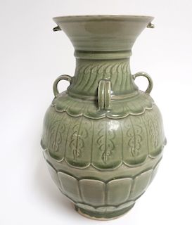 Longquan Type Celadon Vase