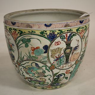 Chinese Porcelain Famille Verte Jardinere