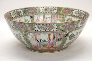 Large Chinese Porcelain Bowl, 19th C