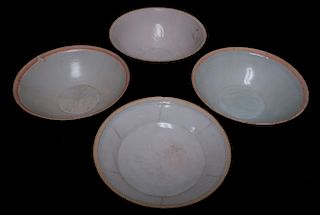 Four Qingbai Bowls