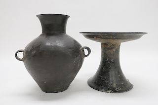 Two Chinese Neolithic Vessels